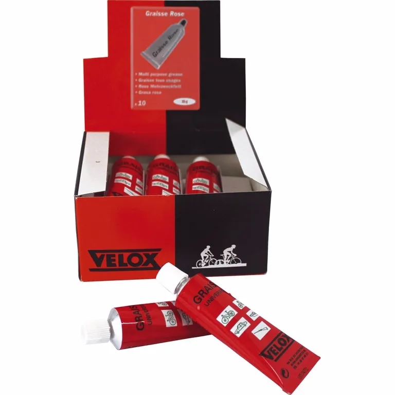 10 TUBOS GRASA VELOX 25 G  23010