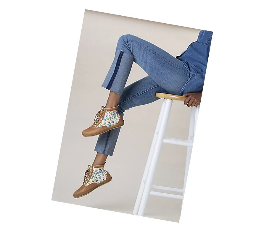 2024 Botas con Cordones Keds x Rifle Paper Co. Scout Boot Cuero Wildflower w/ Thinsulate Mujer Beige gran sacrificio – Bot