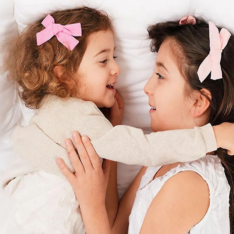 24 piezas de lazos para bebés niñas, lazos de cabello antideslizantes de 3,5 pulgadas para bebés, niños pequeños y niños