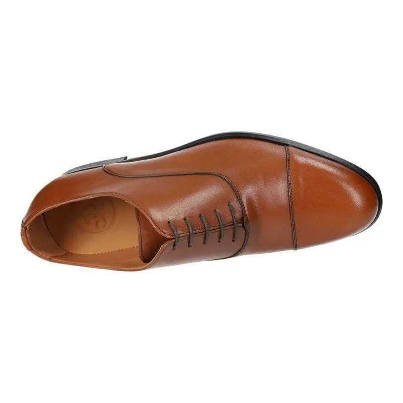 377P ZAPATO DE VESTIR COLOR CUERO