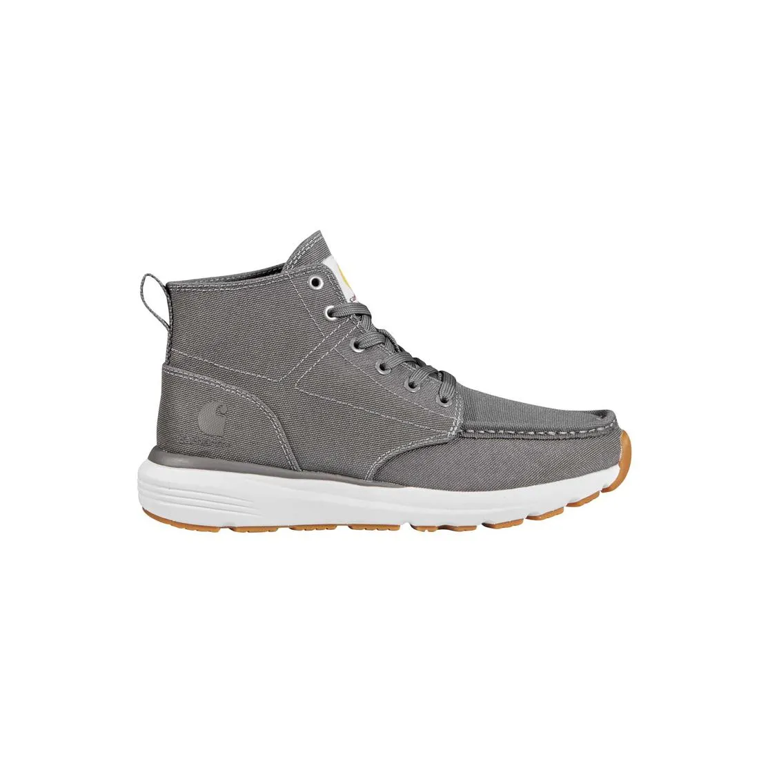 5" WOMEN'S HASLETT MOC TOE CANVAS SOFTTOE CHUKKA GREY