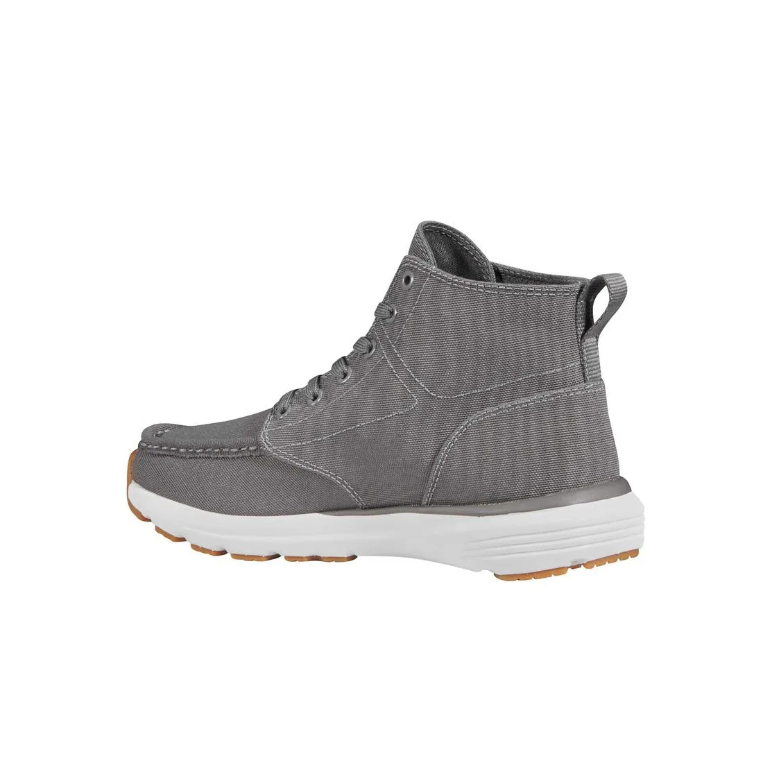 5" WOMEN'S HASLETT MOC TOE CANVAS SOFTTOE CHUKKA GREY