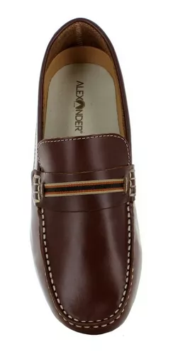 Alexander Mocasin Driver Piel Cafe Hombre 81187