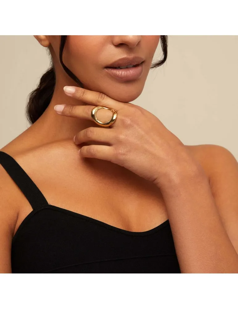 Anillo Uno de 50 The One Dorado