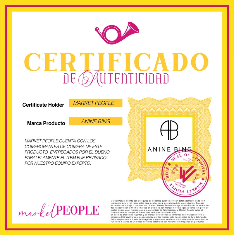 ANINE BING Pantalón Cargo