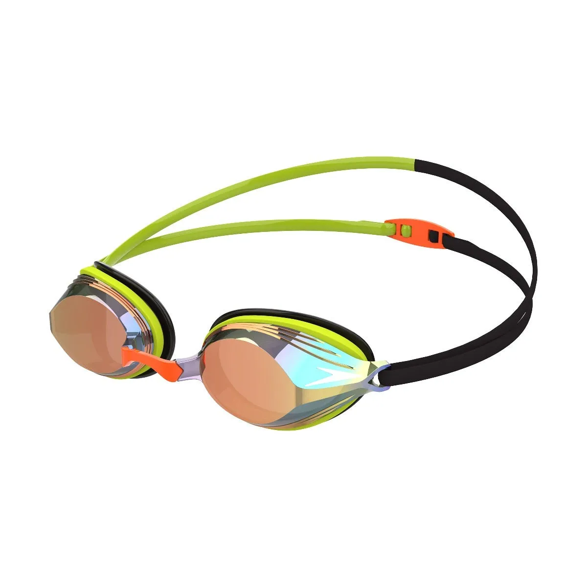 Anteojos Natación Unisex Speedo Vengeance Mirror Verde/Naranjo