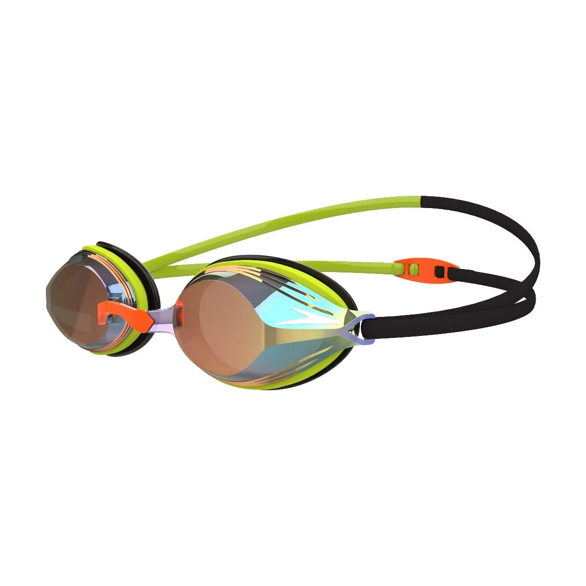 Anteojos Natación Unisex Speedo Vengeance Mirror Verde/Naranjo