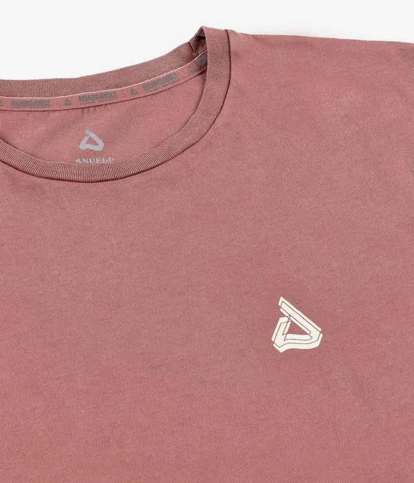 Anuell Dimenser Organic Camiseta (vintage burgundy)
