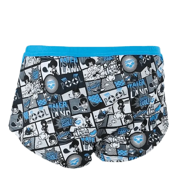 Arena Comics Lowwaist Short Blue/Grey
