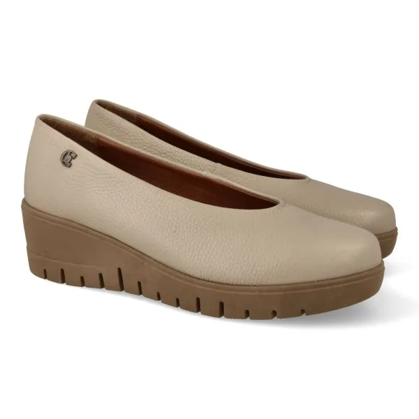 BAILARINAS con CUÑA MUJER MOD. DANIELA BEIGE