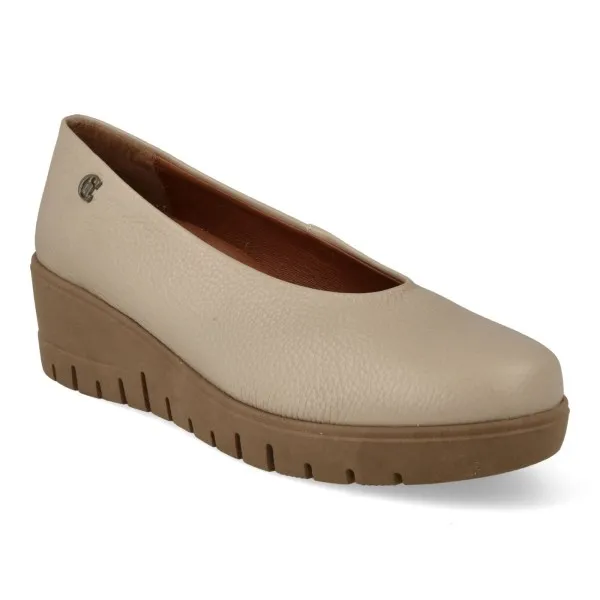 BAILARINAS con CUÑA MUJER MOD. DANIELA BEIGE