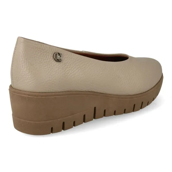 BAILARINAS con CUÑA MUJER MOD. DANIELA BEIGE