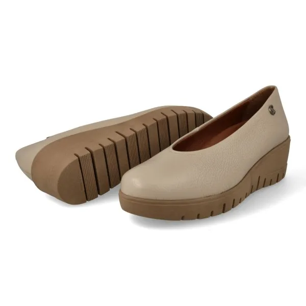 BAILARINAS con CUÑA MUJER MOD. DANIELA BEIGE