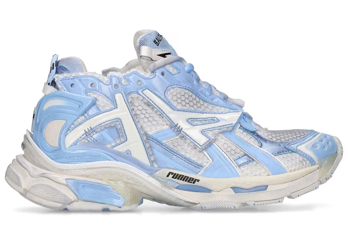 Balenciaga Runner White Light Blue (Women's)