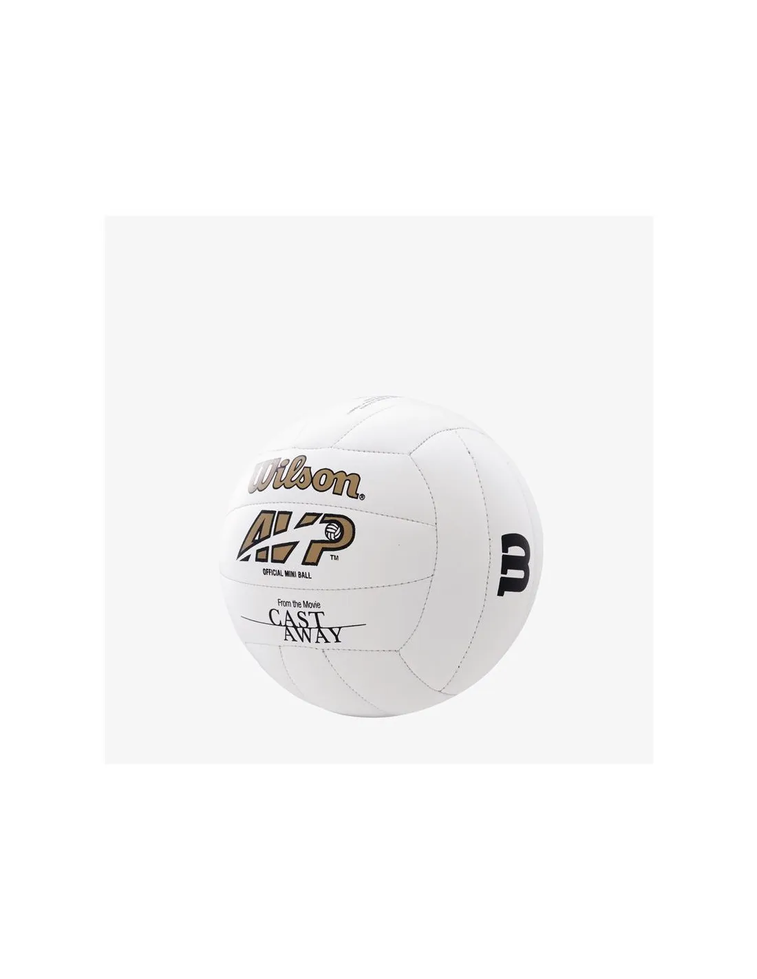 Balón de Voleibol Wilson Castaway Mini Deshinchado Blanco