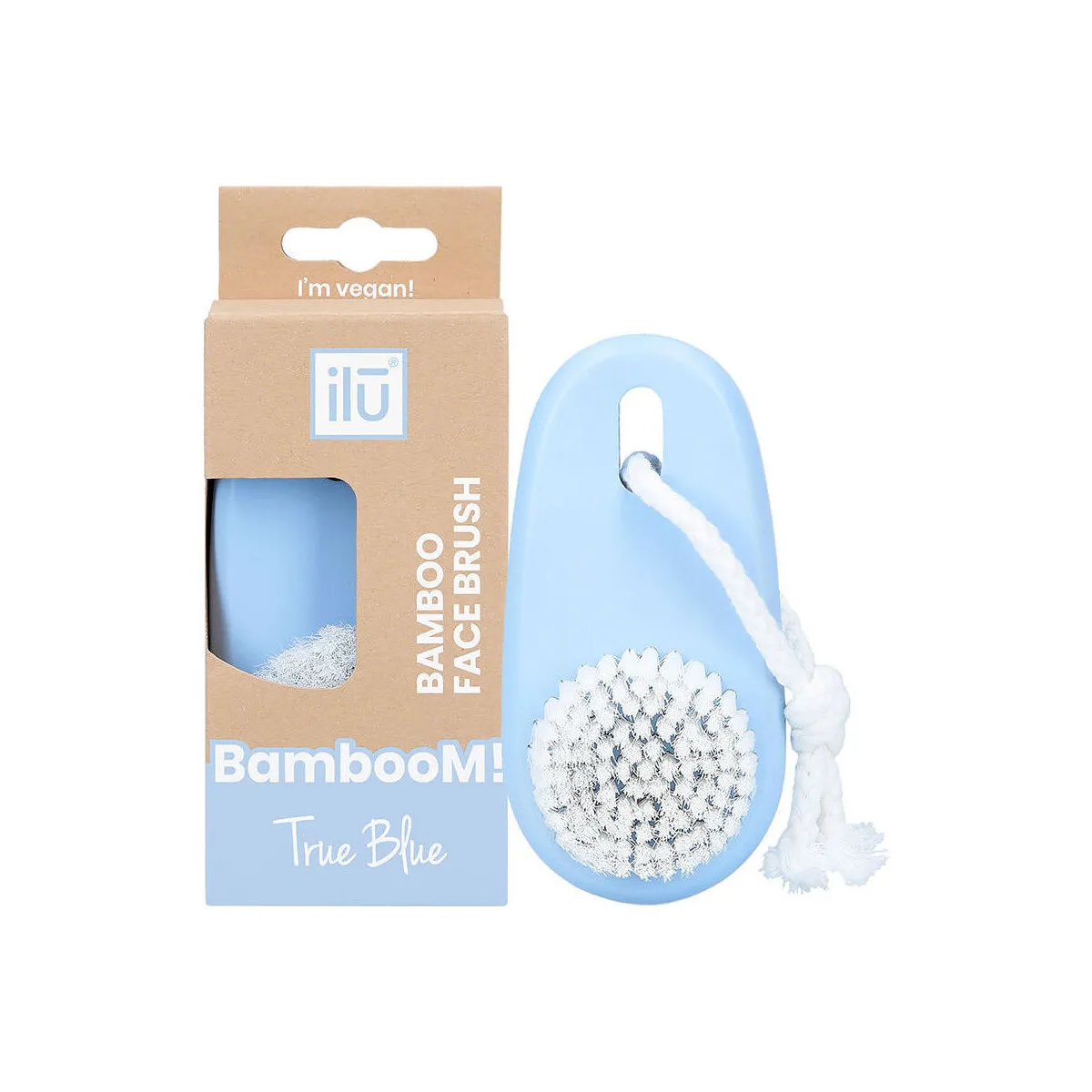 Bamboom Brocha Limpieza Facial true Blue