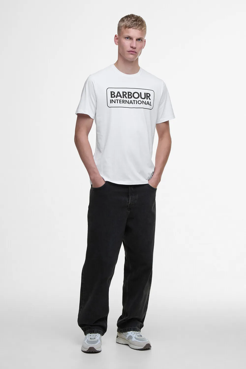 Barbour International Camiseta Essential Large Logo