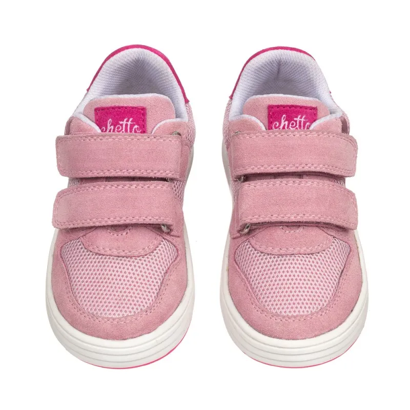 Basket fashion dos velcros toda en piel