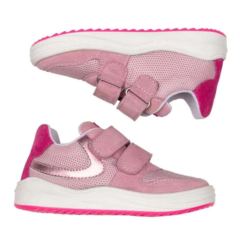 Basket fashion dos velcros toda en piel