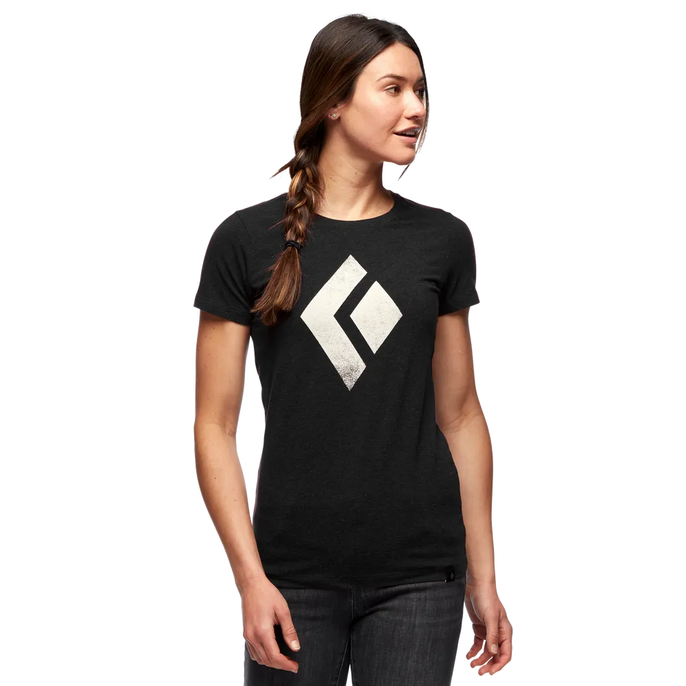 BD CHALKED UP TSHIRT  WOMEN'S BLACK