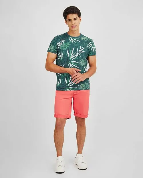 Bermuda Hombre Daniel Coral Carmin