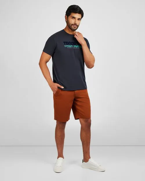 Bermuda Hombre Ismael Marrón Roble