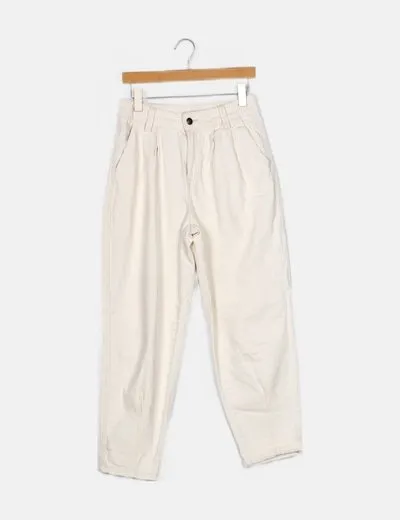 Bershka Jean beige casual