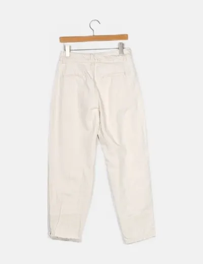 Bershka Jean beige casual