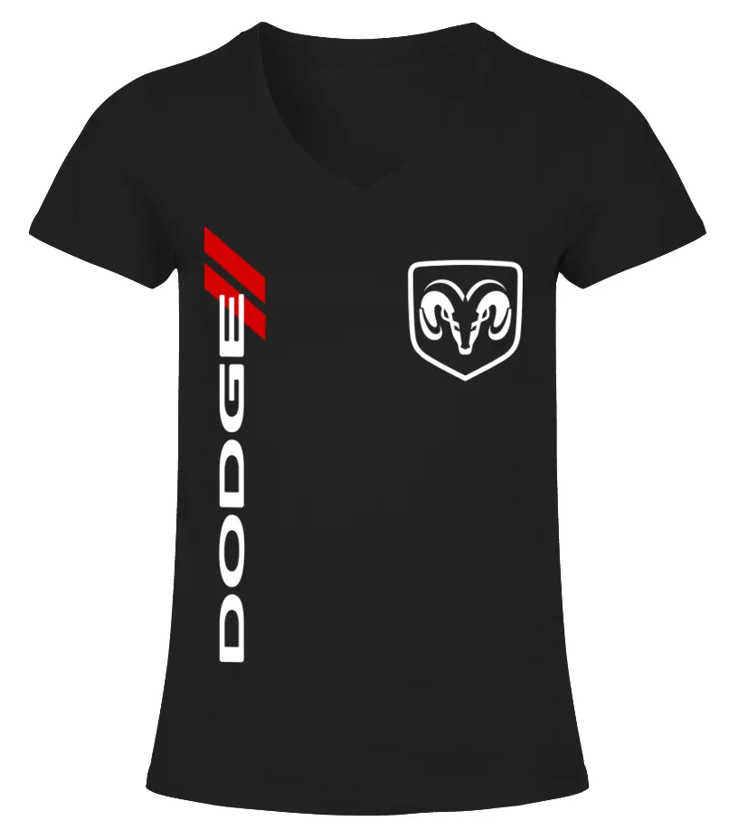 BK. Dodge 4 Camiseta cuello pico Mujer