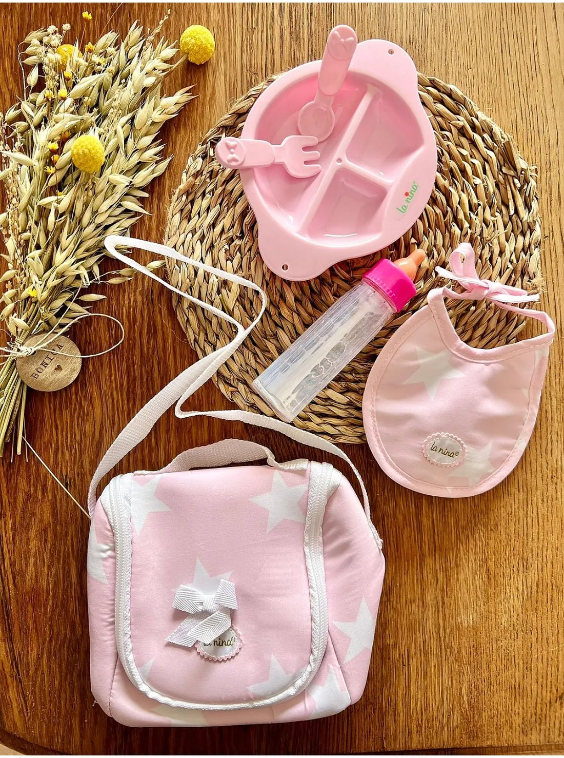 BOLSA COMIDITAS CON ACCESORIOS CARLOTA  LA NINA