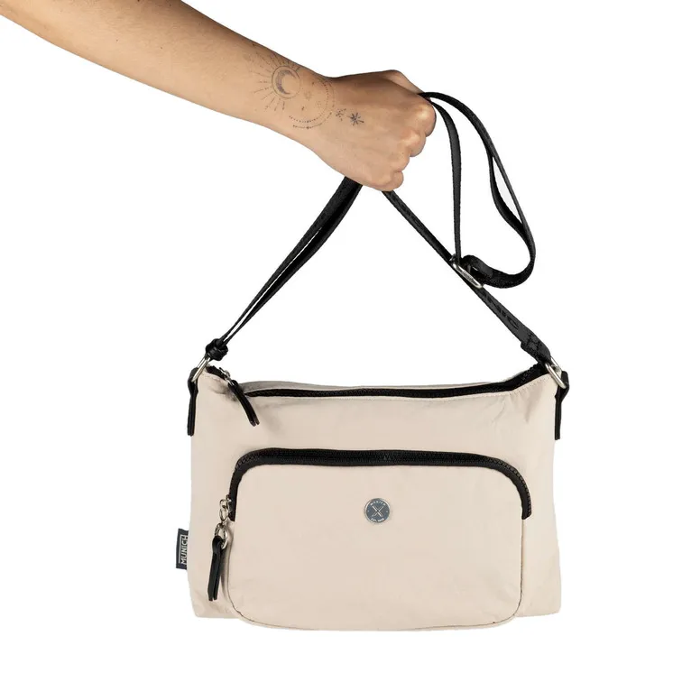 BOLSO MUJER  MUNICH BLOOM CROSSBODY CREAM