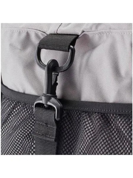 bolso reebok gris/negro unisex
