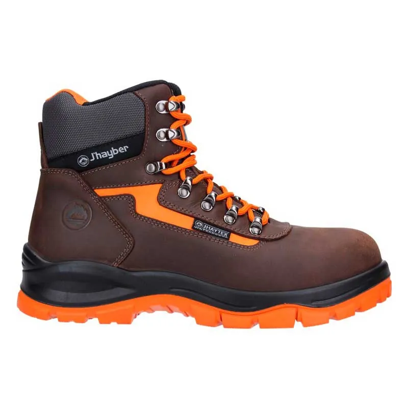 BOTA DE SEGURIDAD WATERPROOF MARRóN TEIDE S3 HRO SRC  J'HAYBER WORKS