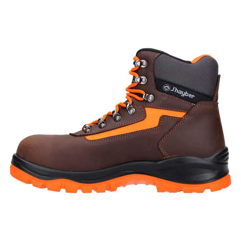BOTA DE SEGURIDAD WATERPROOF MARRóN TEIDE S3 HRO SRC  J'HAYBER WORKS