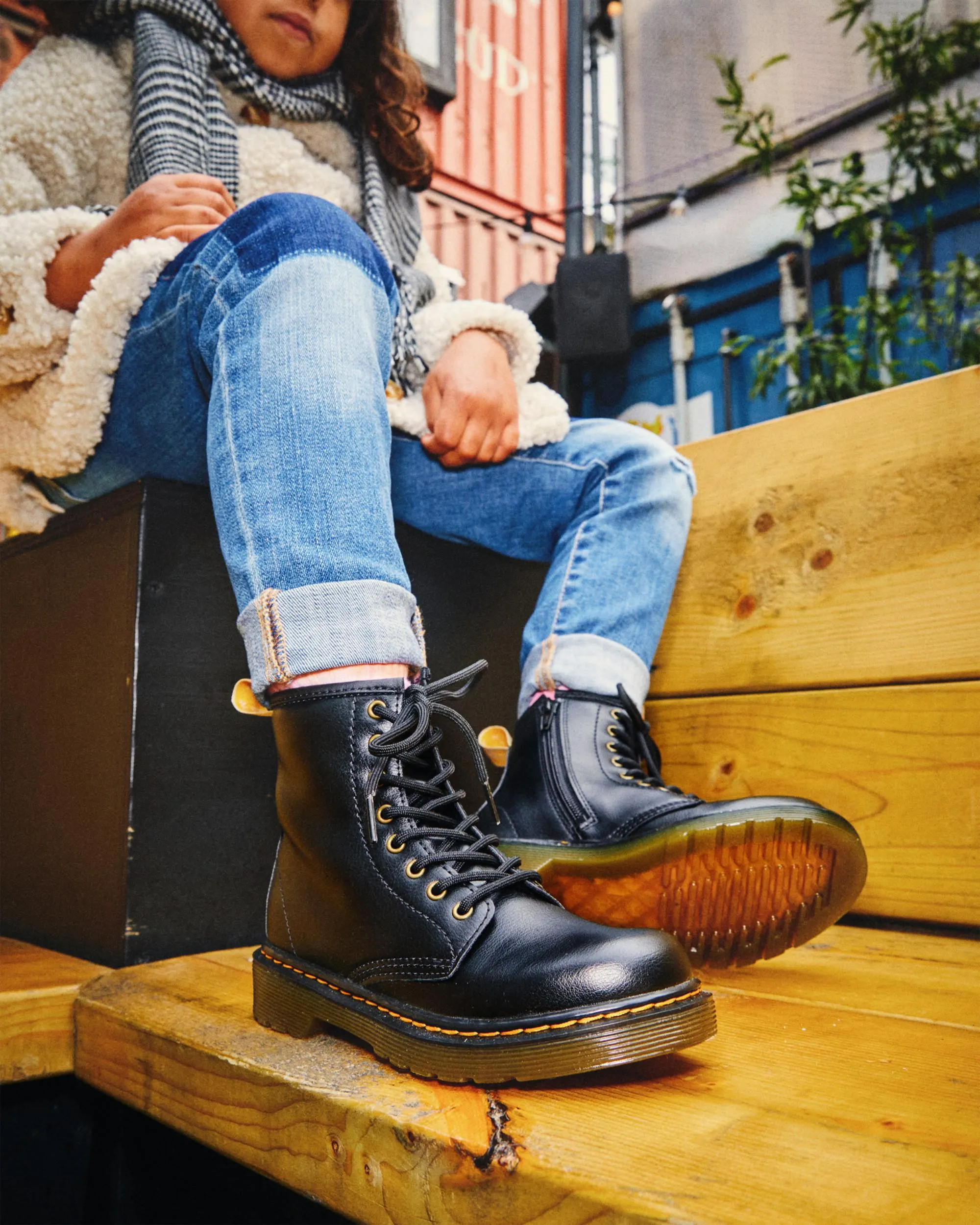 Botas 1460 para niños vegan
