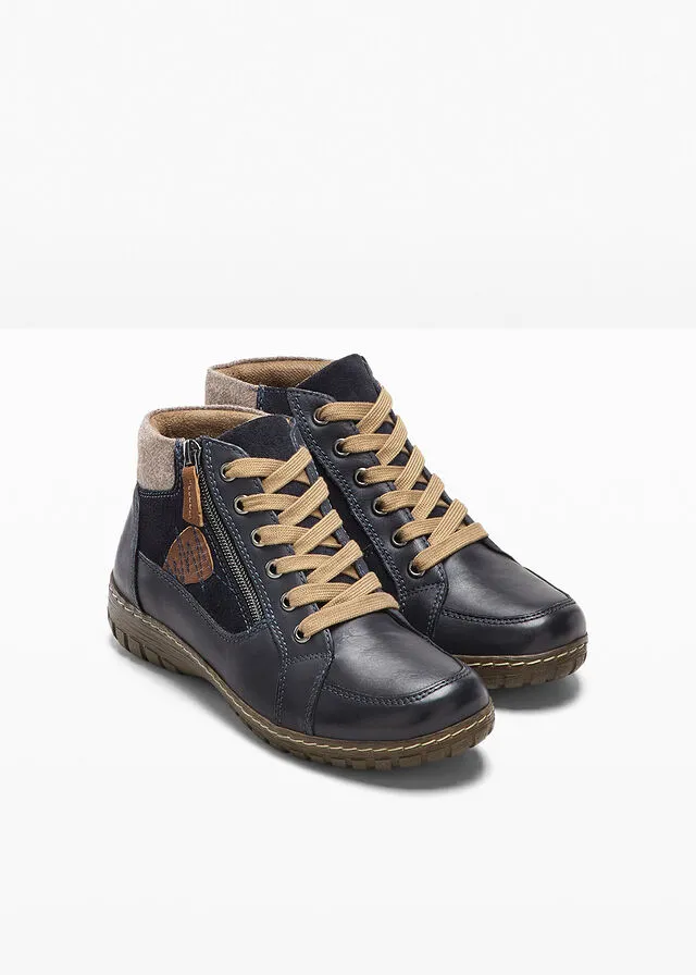Botas con cordones Azul marino