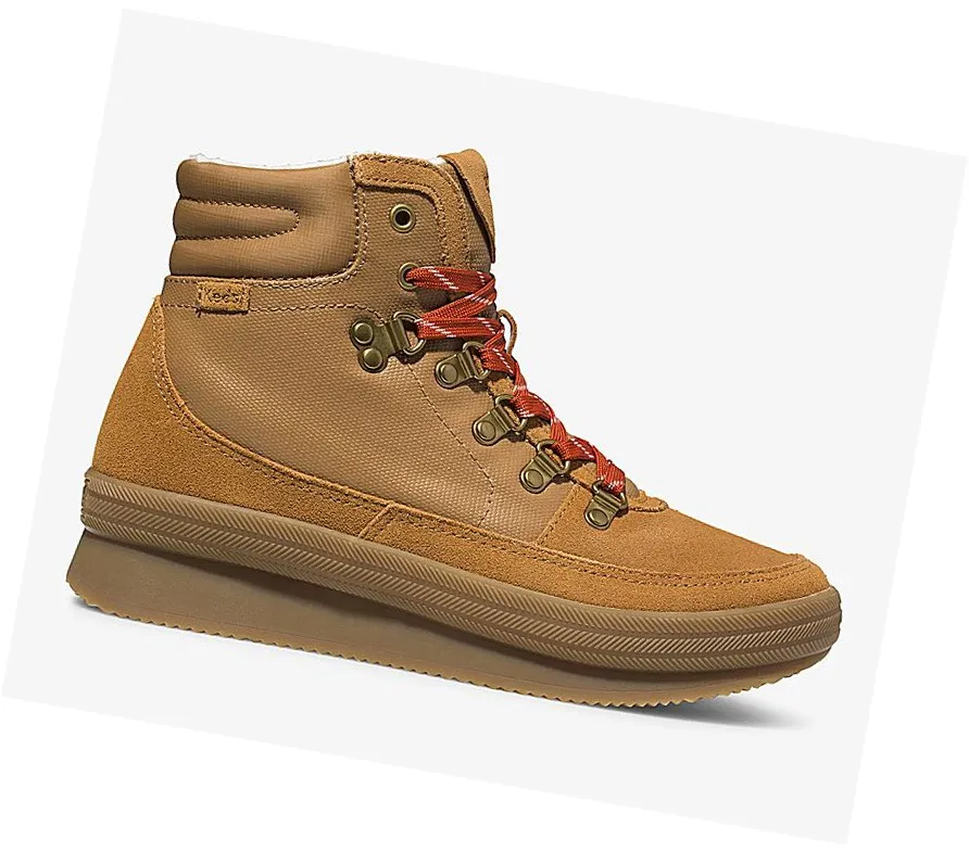 Botas con Cordones Keds Midland Agua Mujer Marrones medianoche – Botas Con Cordones
