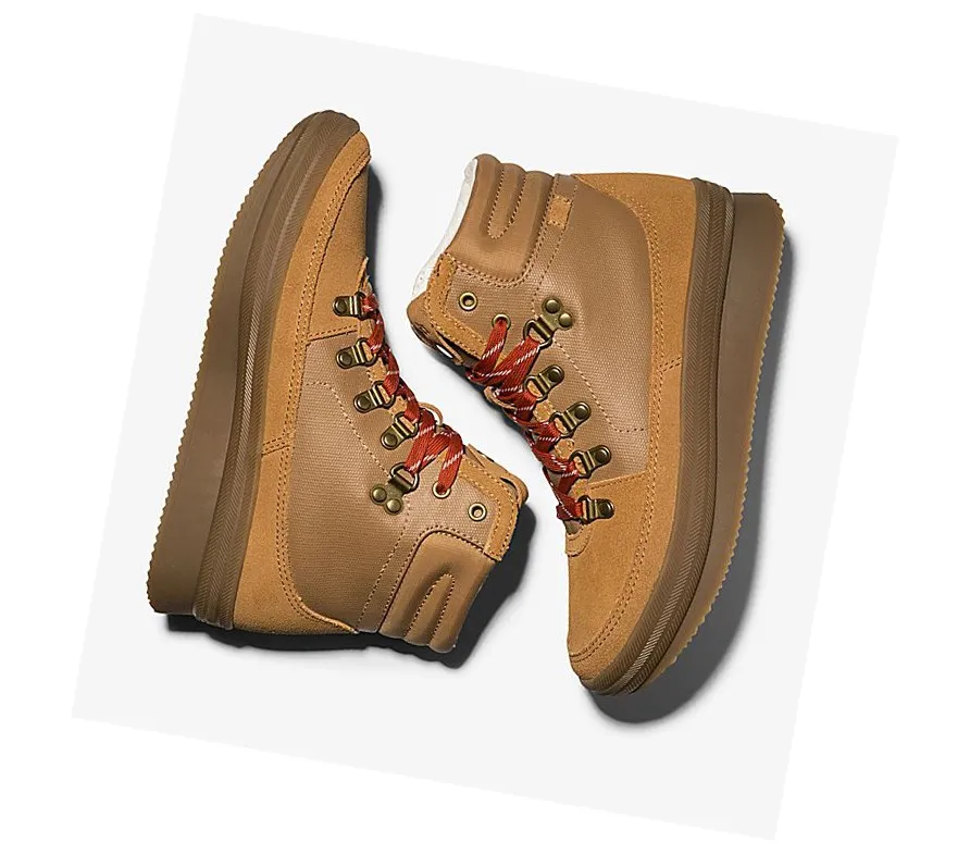 Botas con Cordones Keds Midland Agua Mujer Marrones medianoche – Botas Con Cordones
