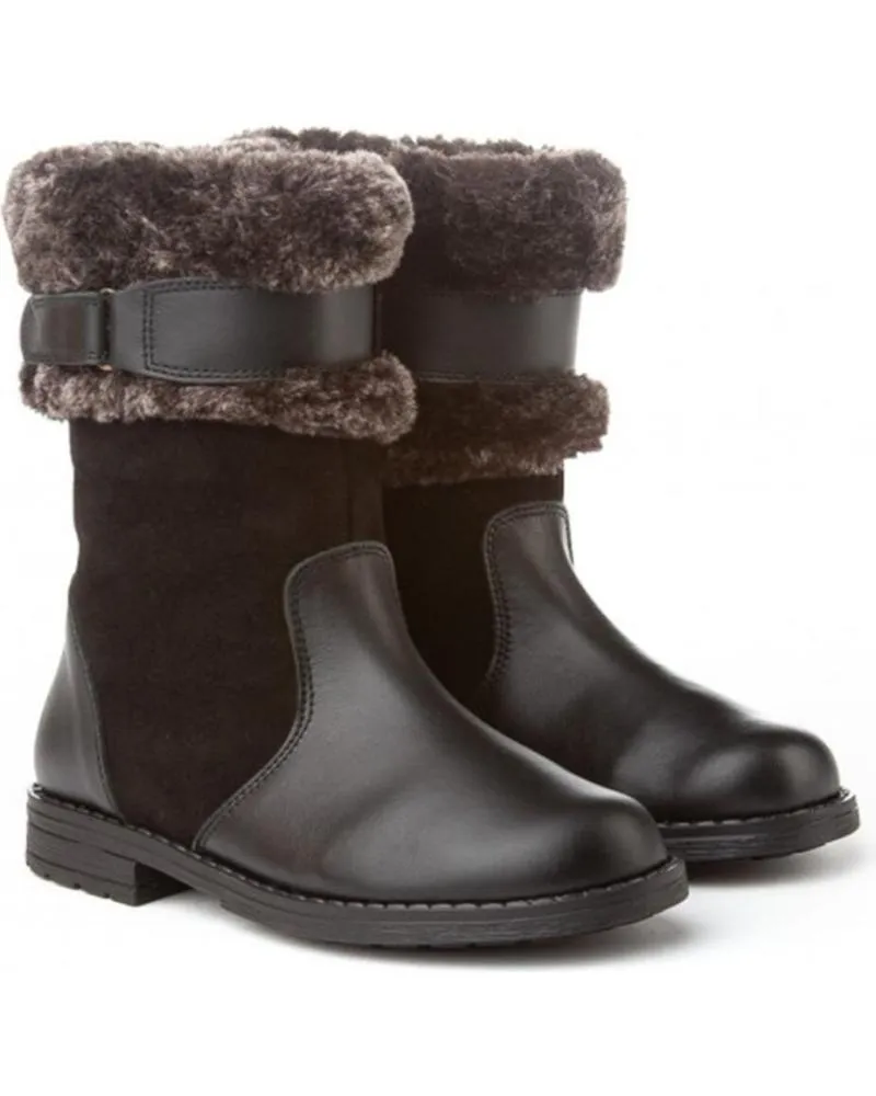 Botas de Niña ANGELITOS BOTAS PIEL 152 NEGRO