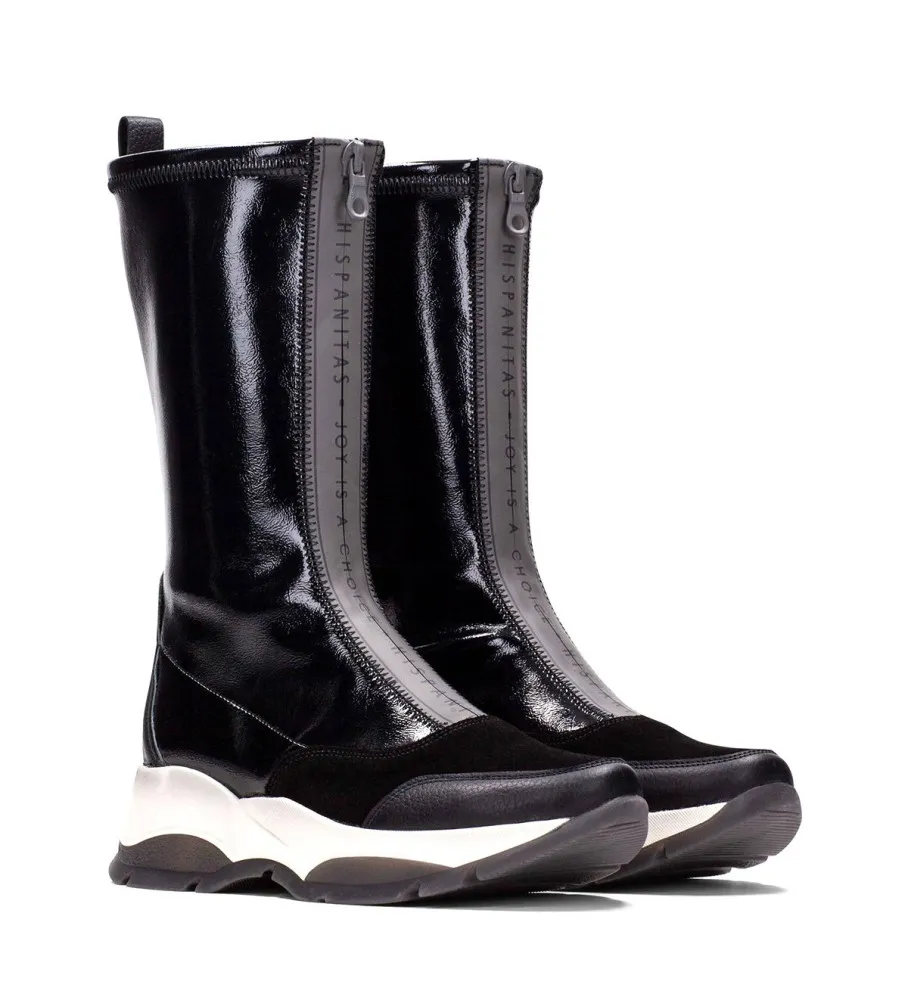 Botas de Piel Andes negro
