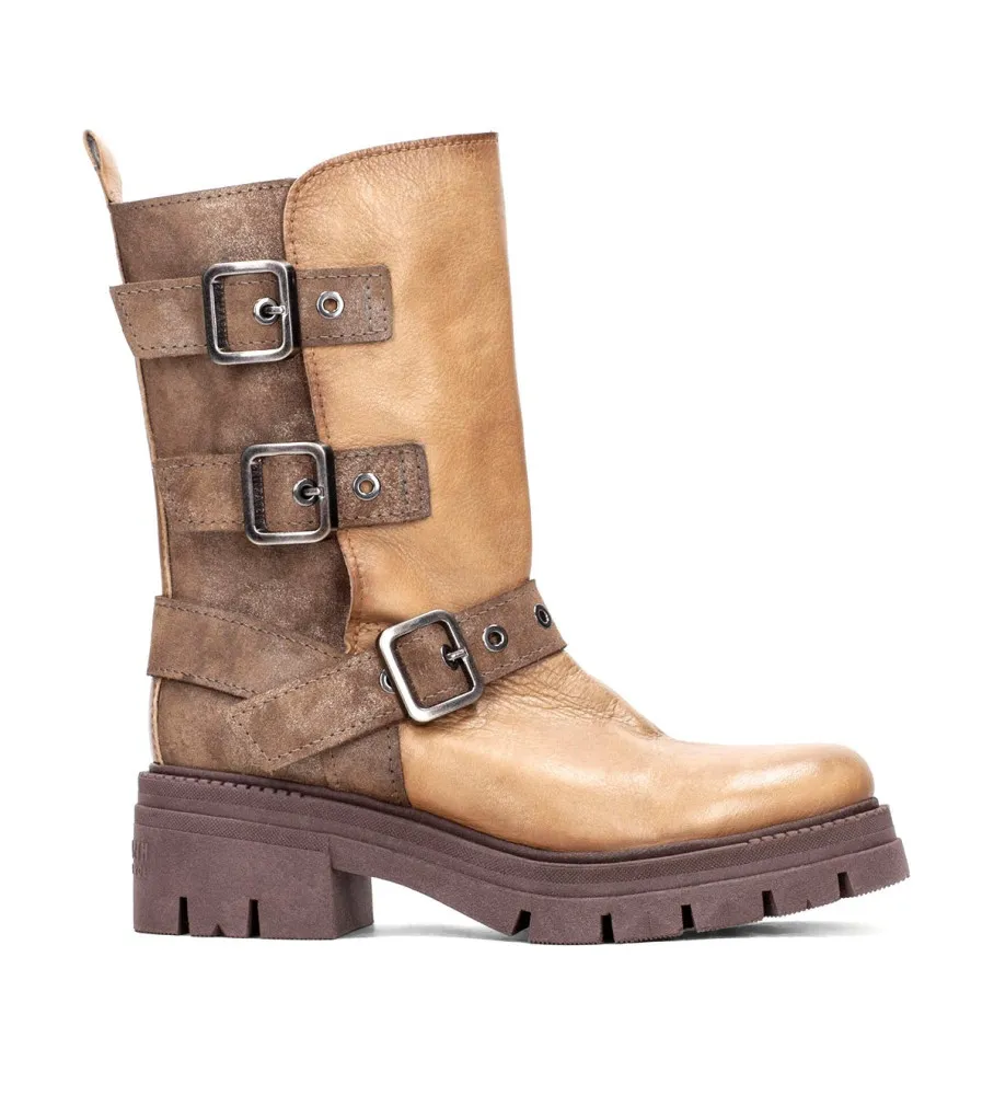 Botas de piel Bolero marrón