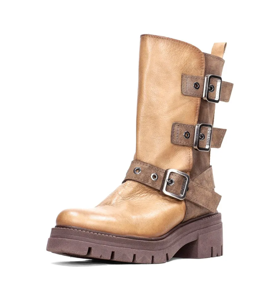Botas de piel Bolero marrón