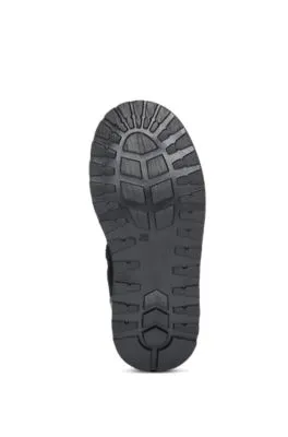 Botas de piel para niños con forro de piel de cordero sintética