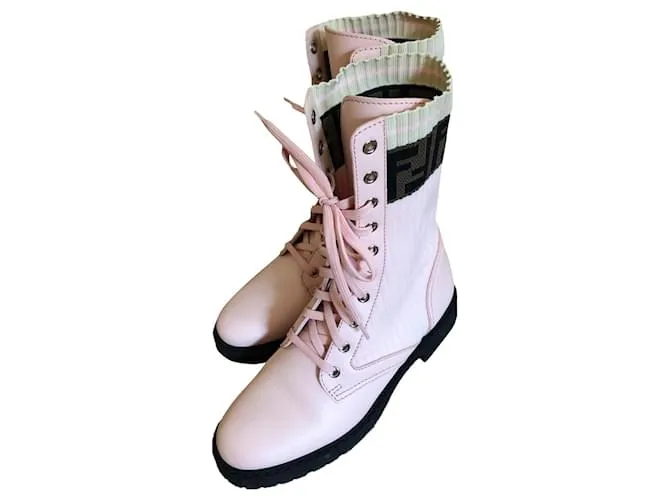 Botas Fendi Rosa 