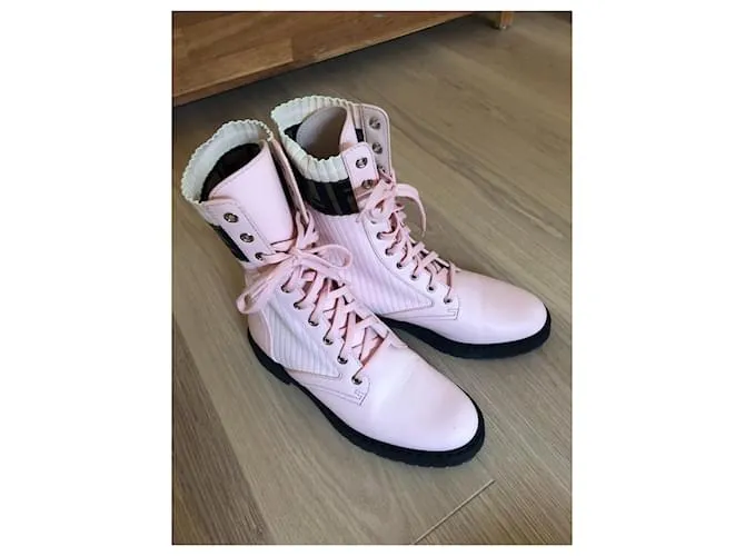 Botas Fendi Rosa 