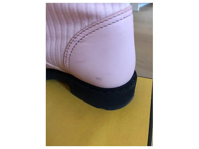 Botas Fendi Rosa 
