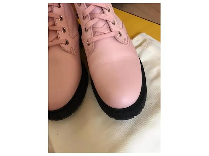 Botas Fendi Rosa 