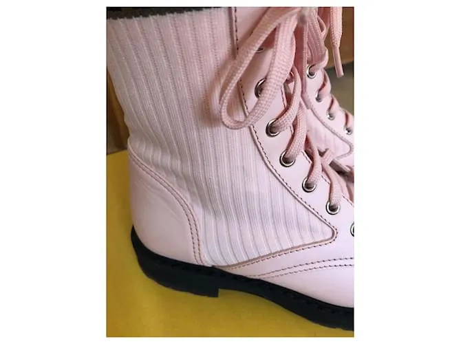 Botas Fendi Rosa 
