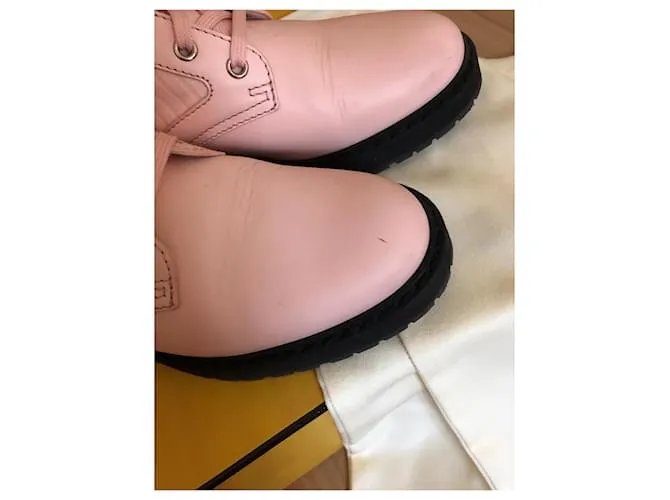 Botas Fendi Rosa 
