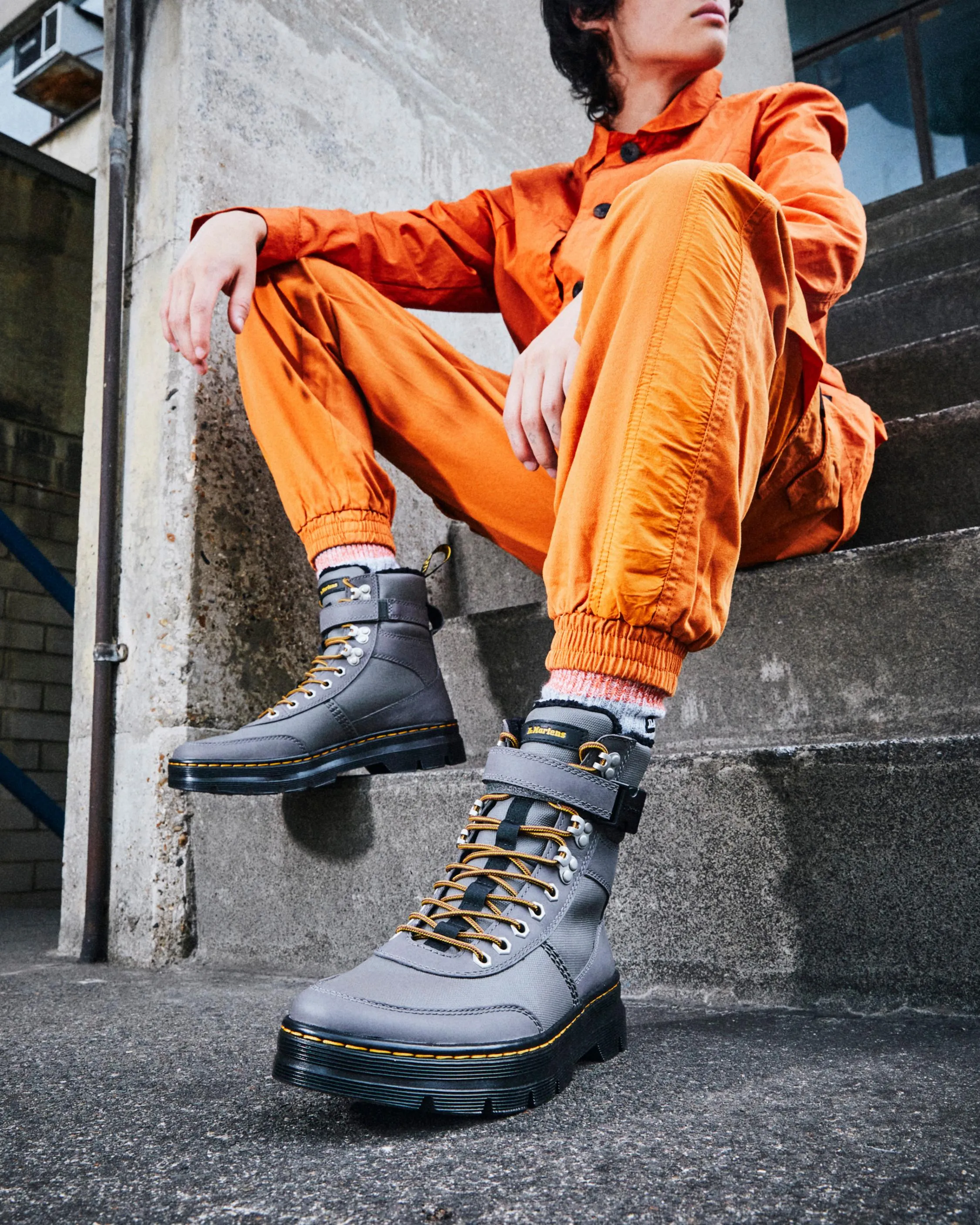 Botas Utilitarias Combs Tech Con Forro Sintético